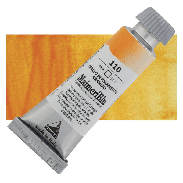 MaimeriBlu Tüp Sulu Boya 12 ML 110 Permanent Yellow Orange - 1