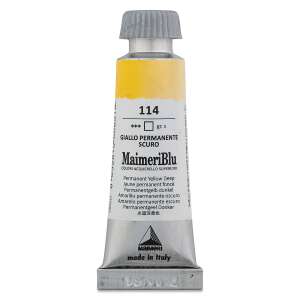 MaimeriBlu Tüp Sulu Boya 12 ML 114 Permanent Yellow Deep - 3