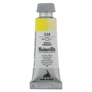 MaimeriBlu Tüp Sulu Boya 12 ML 116 Primary Yellow - 3