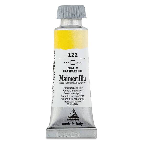 MaimeriBlu Tüp Sulu Boya 12 ML 122 Transparent Yellow - 3