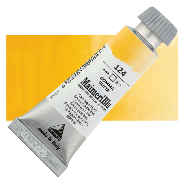 MaimeriBlu Tüp Sulu Boya 12 ML 124 Gamboge (Hue) - 1