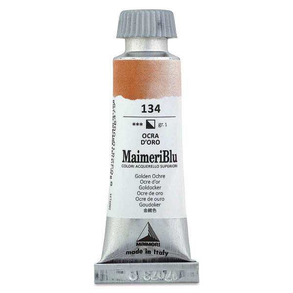 MaimeriBlu Tüp Sulu Boya 12 ML 134 Golden Ochre - 3