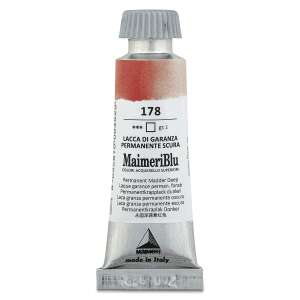 MaimeriBlu Tüp Sulu Boya 12 ML 178 Permanent Madder Deep - 3