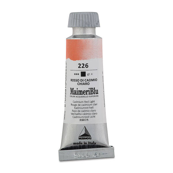 MaimeriBlu Tüp Sulu Boya 12 ML 226 Cadmium Red Light - 3