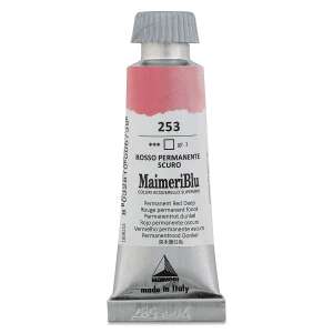 MaimeriBlu Tüp Sulu Boya 12 ML 253 Permanent Red Deep - 3