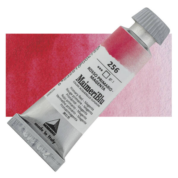 MaimeriBlu Tüp Sulu Boya 12 ML 256 Primary Red Magenta - 1