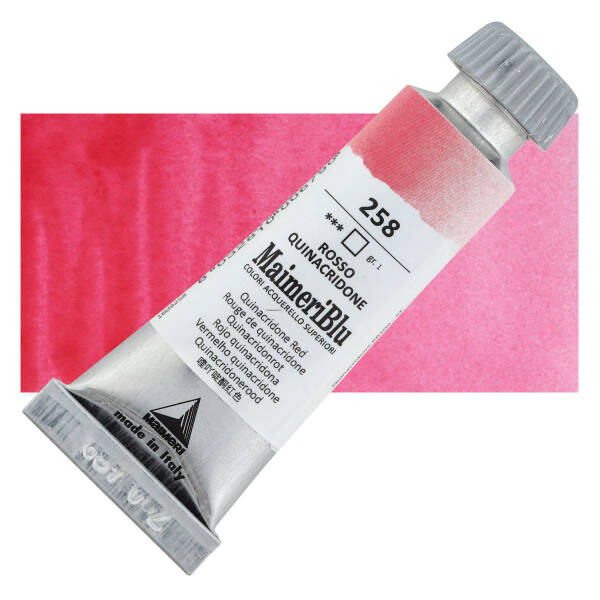 MaimeriBlu Tüp Sulu Boya 12 ML 258 Quinacridone Red - 1