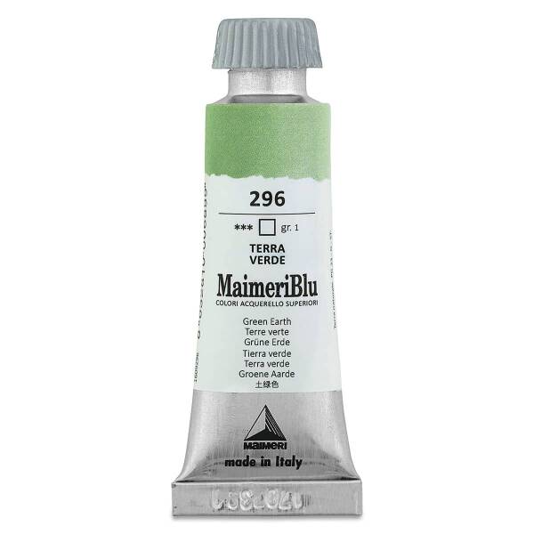 MaimeriBlu Tüp Sulu Boya 12 ML 296 Green Earth - 3