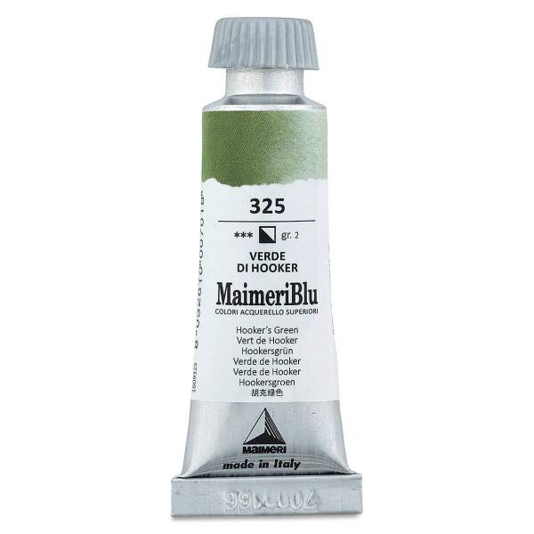 MaimeriBlu Tüp Sulu Boya 12 ML 325 Hookers Green - 3