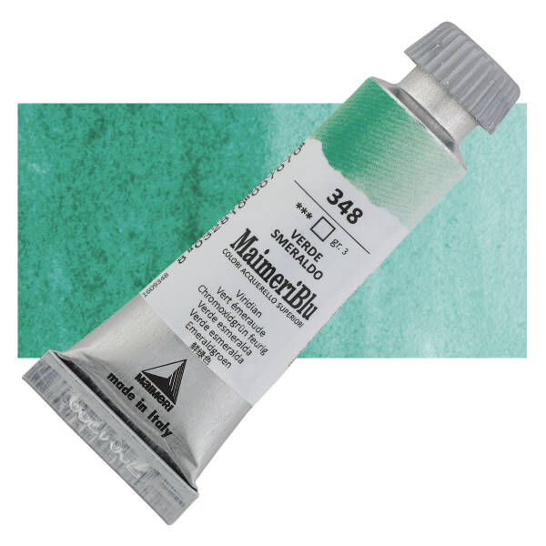 MaimeriBlu Tüp Sulu Boya 12 ML 348 Viridian - 1