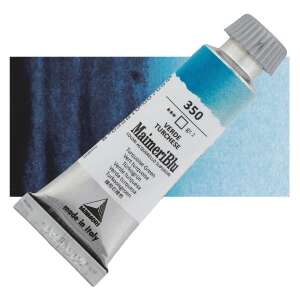 MaimeriBlu Tüp Sulu Boya 12 ML 350 Turquoise Green - Maimeri