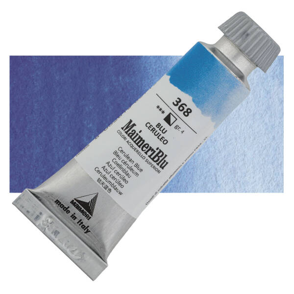 MaimeriBlu Tüp Sulu Boya 12 ML 368 Cerulean Blue - 1