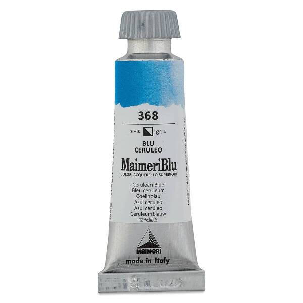 MaimeriBlu Tüp Sulu Boya 12 ML 368 Cerulean Blue - 3
