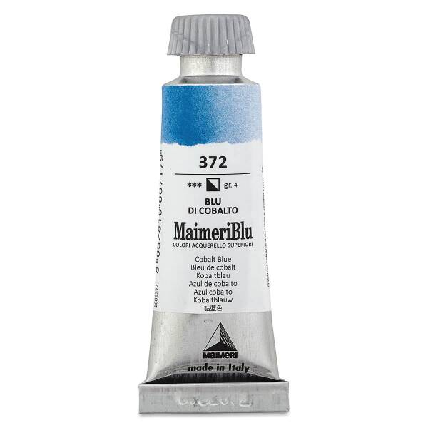 MaimeriBlu Tüp Sulu Boya 12 ML 372 Cobalt Blue - 3