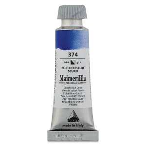 MaimeriBlu Tüp Sulu Boya 12 ML 374 Cobalt Blue Deep - 3
