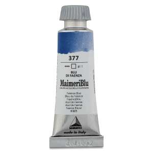 MaimeriBlu Tüp Sulu Boya 12 ML 377 Faience Blue - 3