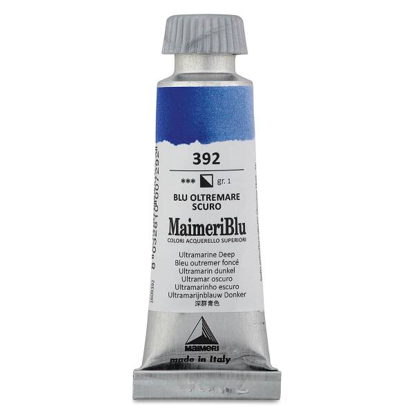 MaimeriBlu Tüp Sulu Boya 12 ML 392 Ultramarine Deep - 3