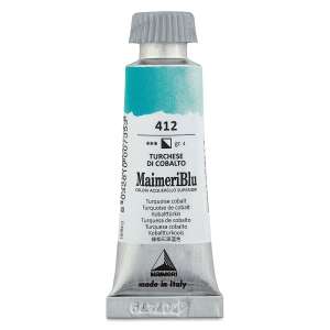 MaimeriBlu Tüp Sulu Boya 12 ML 412 Turquoise Cobalt - 3