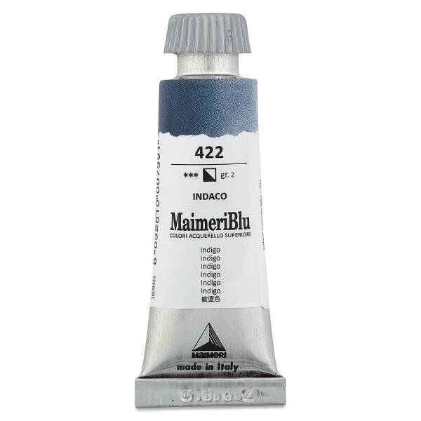 MaimeriBlu Tüp Sulu Boya 12 ML 422 Indigo - 3