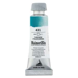 MaimeriBlu Tüp Sulu Boya 12 ML 431 Phthalo Turquoise - 3