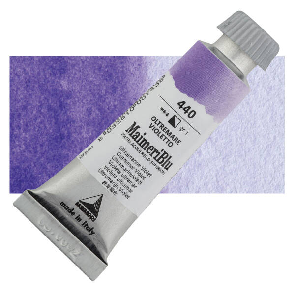 MaimeriBlu Tüp Sulu Boya 12 ML 440 Ultramarine Violet - 1