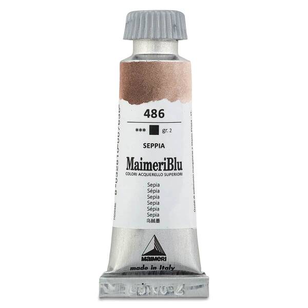 MaimeriBlu Tüp Sulu Boya 12 ML 486 Sepia - 3