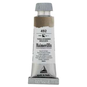 MaimeriBlu Tüp Sulu Boya 12 ML 492 Burnt Umber - 3