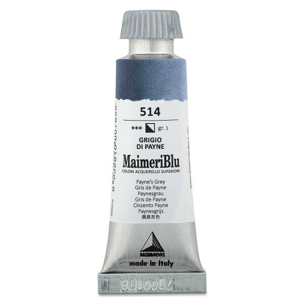 MaimeriBlu Tüp Sulu Boya 12 ML 514 Paynes Grey - 3
