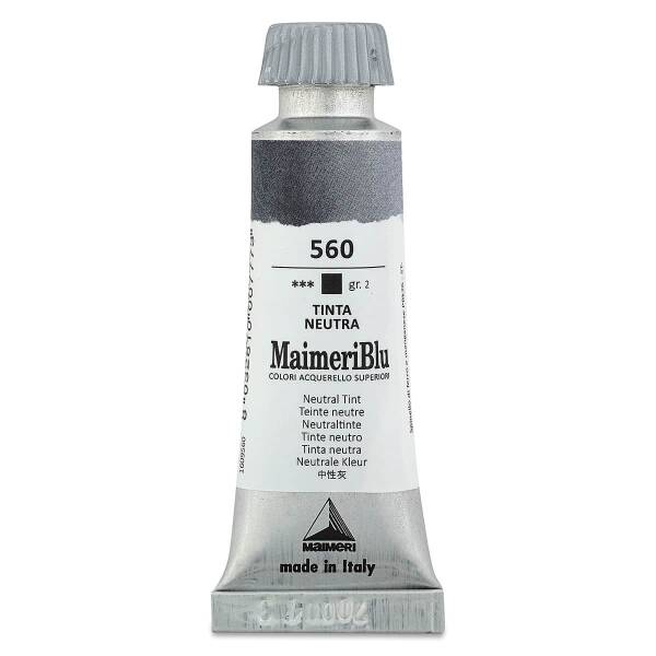 MaimeriBlu Tüp Sulu Boya 12 ML 560 Neutral Tint - 3