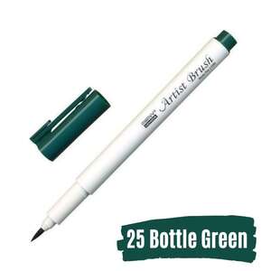 Marvy - Marvy Brush Pen Fırça Kalem Bottle Green