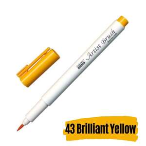 Marvy Uchida - Marvy Brush Pen Fırça Kalem Brilliant Yellow