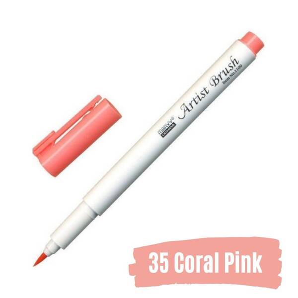 Marvy Brush Pen Fırça Kalem Coral Pink
