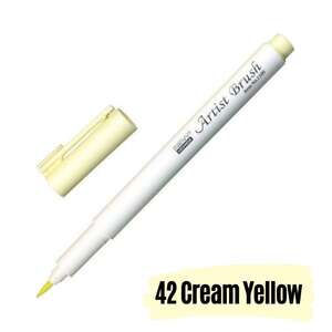 Marvy Uchida - Marvy Brush Pen Fırça Kalem Cream Yellow
