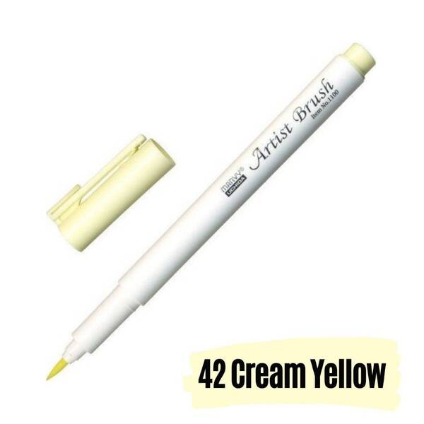 Marvy Brush Pen Fırça Kalem Cream Yellow