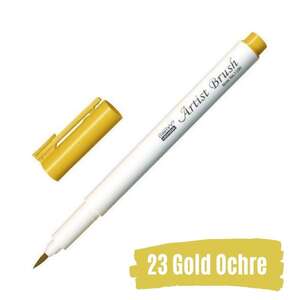 Marvy - Marvy Brush Pen Fırça Kalem Gold Ochre