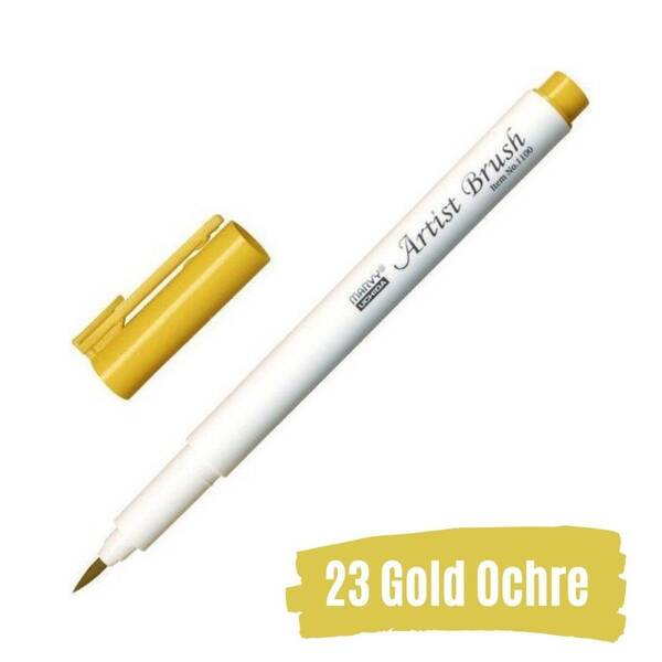 Marvy Brush Pen Fırça Kalem Gold Ochre - 1