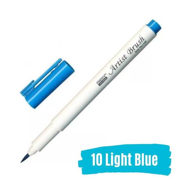 Marvy Brush Pen Fırça Kalem Light Blue