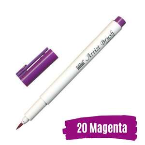 Marvy - Marvy Brush Pen Fırça Kalem Magenta