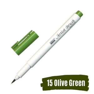 Marvy Uchida - Marvy Brush Pen Fırça Kalem Olive Green