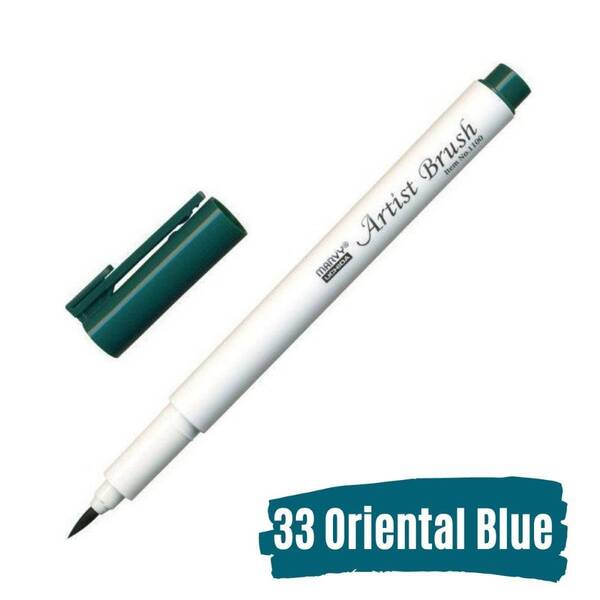 Marvy Brush Pen Fırça Kalem Oriental Blue