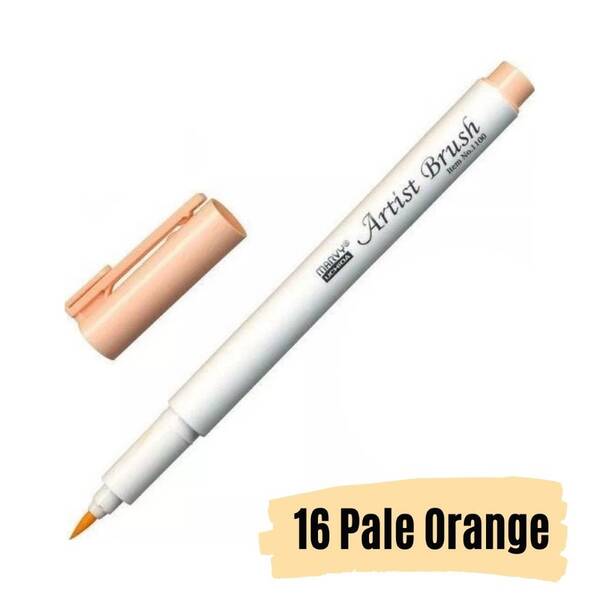 Marvy Brush Pen Fırça Kalem Pale Orange