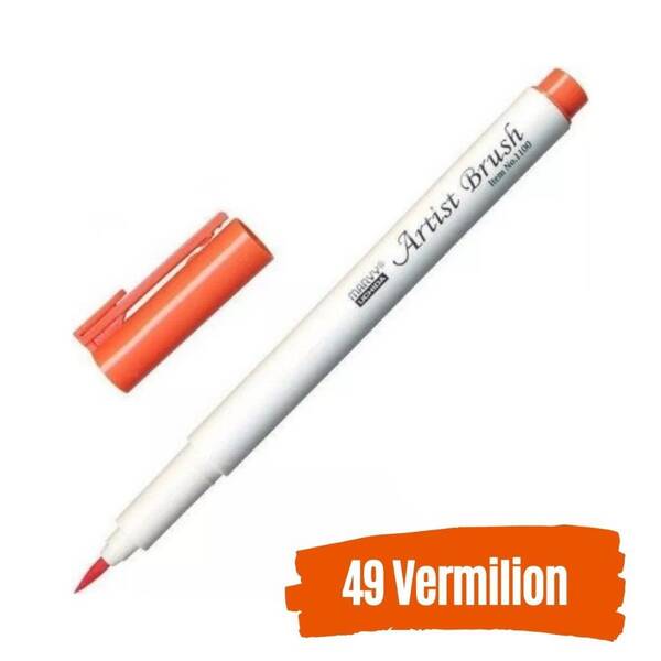 Marvy Brush Pen Fırça Kalem Vermilion