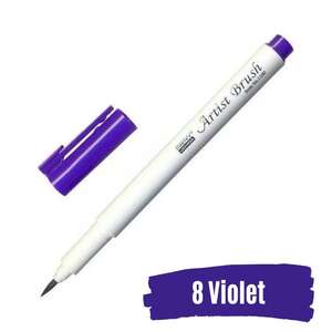 Marvy - Marvy Brush Pen Fırça Kalem Violet