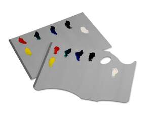 New Wave Grey Pad Disposable Paper El Tipi Palet 30cm x 40cm - Thumbnail