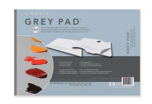 New Wave - New Wave Grey Pad Disposable Paper Dikdörtgen Palet 30cm x 40cm