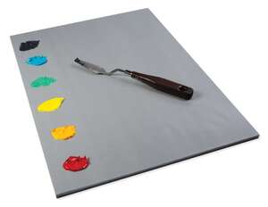 New Wave Grey Pad Disposable Paper Dikdörtgen Palet 30cm x 40cm - Thumbnail