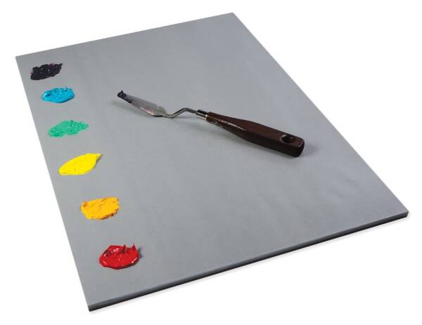 New Wave Grey Pad Disposable Paper Dikdörtgen Palet 30cm x 40cm