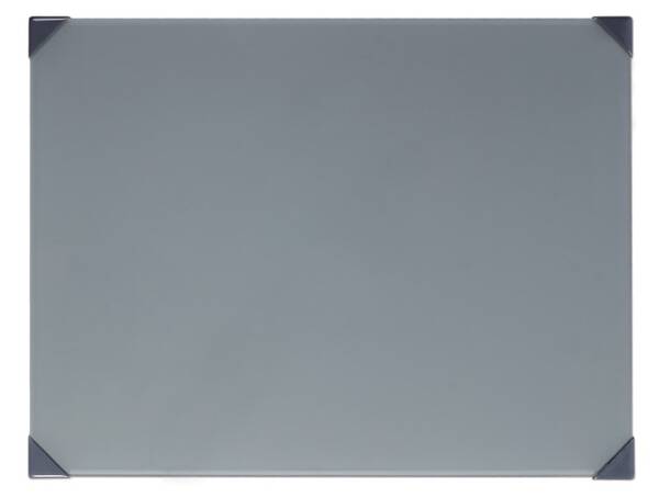 New Wave Posh Glass Tabletop Cam Gri Palet 30cm x 40cm