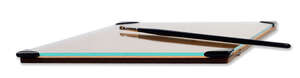 New Wave Posh Glass Tabletop Clear Cam Palet 40cm x 50cm - Thumbnail