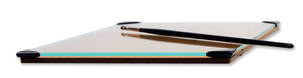New Wave Posh Glass Tabletop Clear Cam Palet 40cm x 50cm